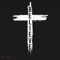 Believe Christian Cross Jesus Christ Christians Baby Bodysuit thumb 2