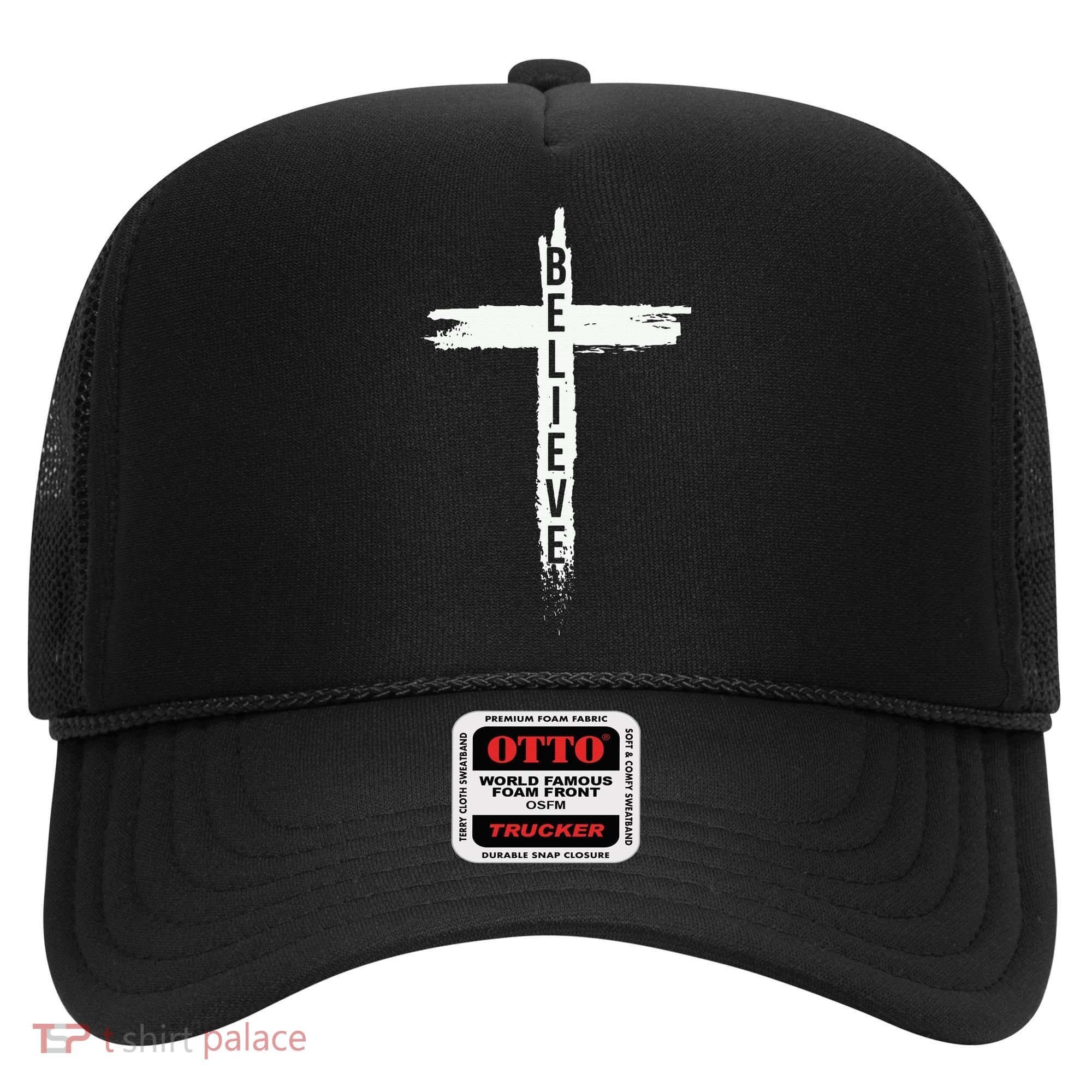 Believe Christian Cross Jesus Christ Christians Hat