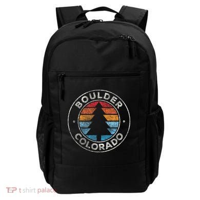 Boulder Colorado Co Vintage Retro 70s Backpack