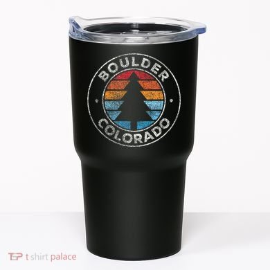 Boulder Colorado Co Vintage Retro 70s Tumbler