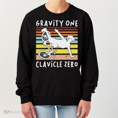 Broken Collarbone Clavicle Zero Cycling Biker Bike Women's Sweatshirt