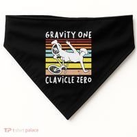 Broken Collarbone Clavicle Zero Cycling Biker Bike USA-Made Doggie Bandana thumb 0