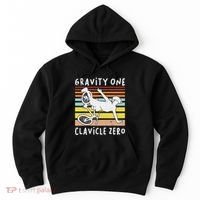 Broken Collarbone Clavicle Zero Cycling Biker Bike Hoodie thumb 0
