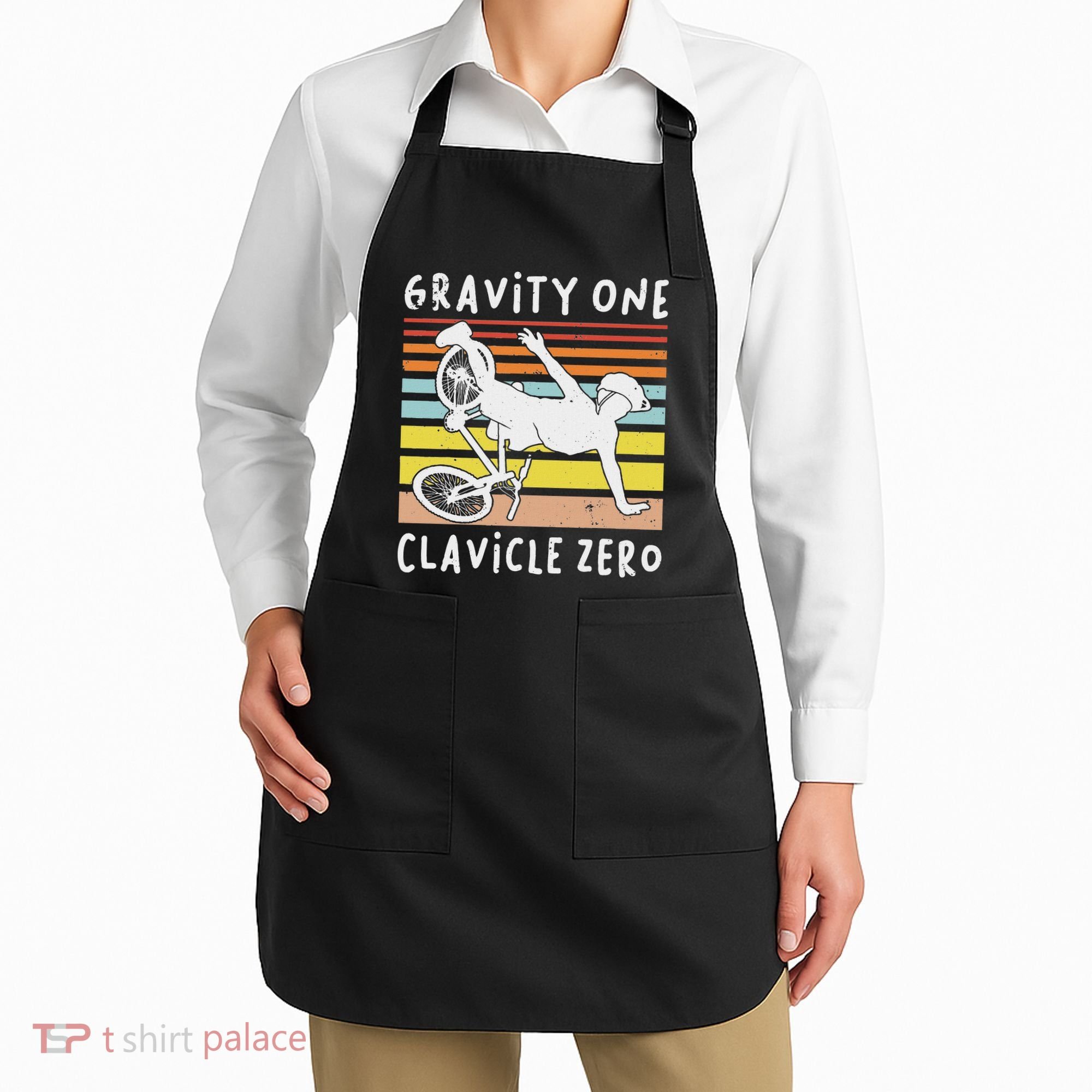 Broken Collarbone Clavicle Zero Cycling Biker Bike Apron