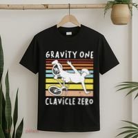Broken Collarbone Clavicle Zero Cycling Biker Bike T-Shirt thumb 2