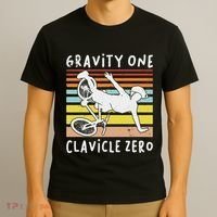 Broken Collarbone Clavicle Zero Cycling Biker Bike T-Shirt thumb 3