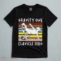 Broken Collarbone Clavicle Zero Cycling Biker Bike T-Shirt thumb 5
