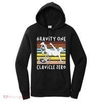 Broken Collarbone Clavicle Zero Cycling Biker Bike Women's Hoodie thumb 0