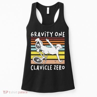 Broken Collarbone Clavicle Zero Cycling Biker Bike Women's Tank Top