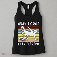 Broken Collarbone Clavicle Zero Cycling Biker Bike Women's Tank Top thumb 3