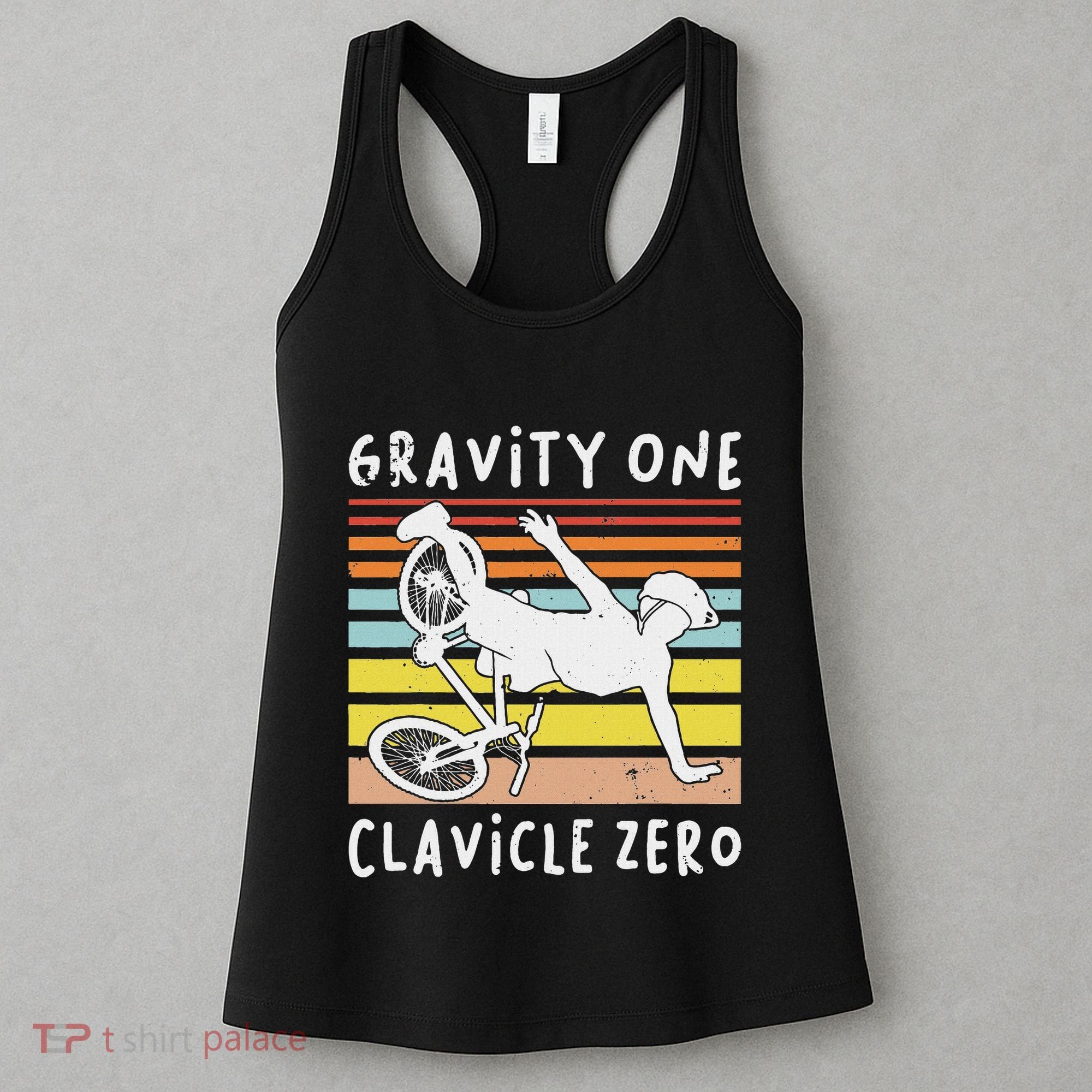 Broken Collarbone Clavicle Zero Cycling Biker Bike Women's Tank Top