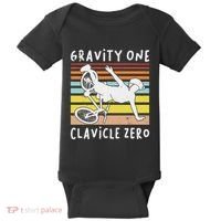 Broken Collarbone Clavicle Zero Cycling Biker Bike Baby Bodysuit thumb 0
