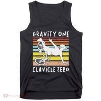Broken Collarbone Clavicle Zero Cycling Biker Bike Tank Top thumb 0