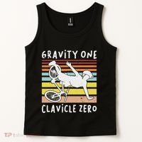 Broken Collarbone Clavicle Zero Cycling Biker Bike Tank Top thumb 2