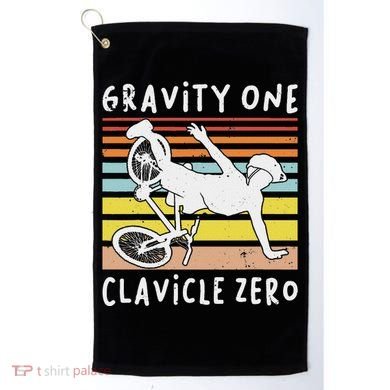 Broken Collarbone Clavicle Zero Cycling Biker Bike Golf Towel