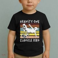 Broken Collarbone Clavicle Zero Cycling Biker Bike Toddler T-Shirt thumb 2