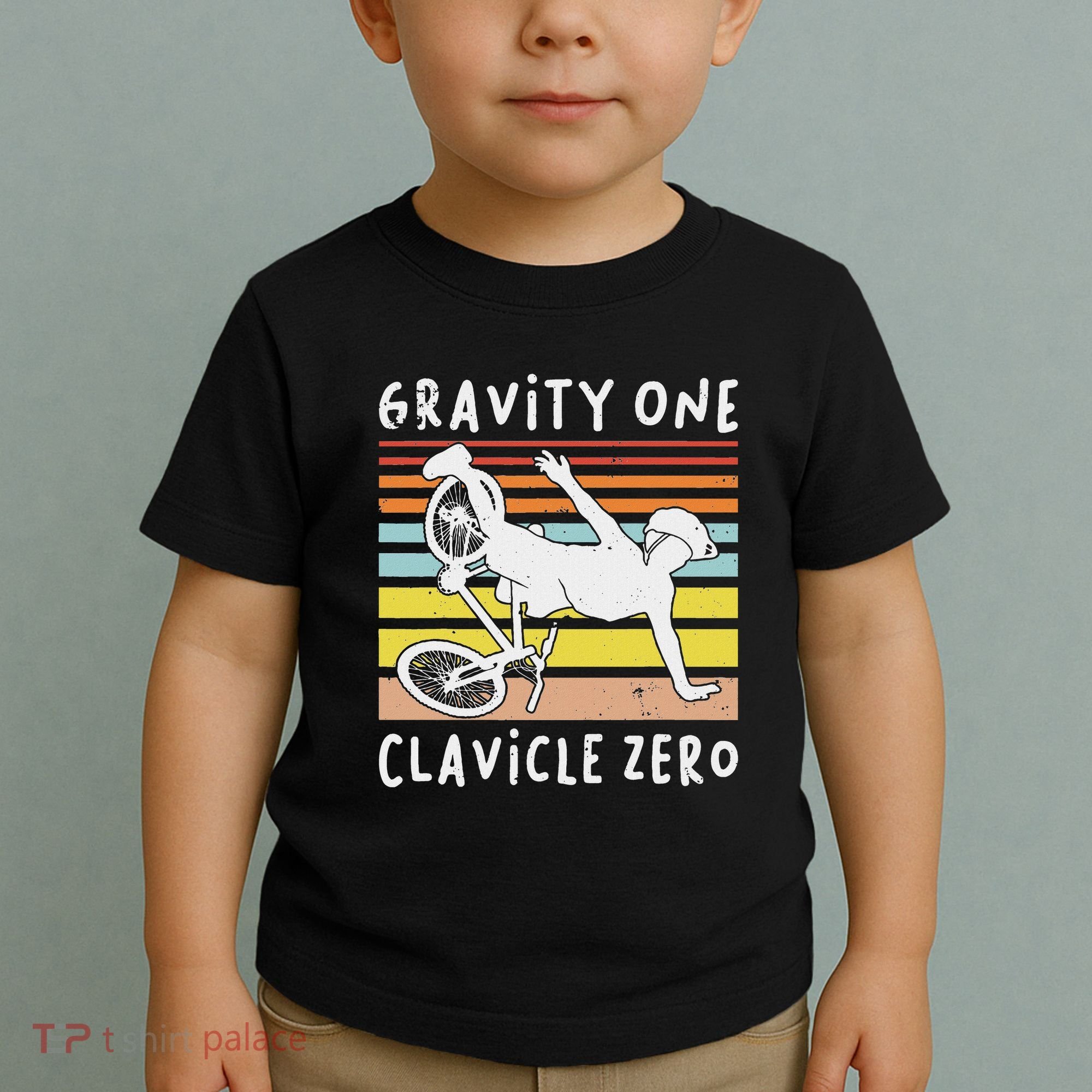 Broken Collarbone Clavicle Zero Cycling Biker Bike Toddler T-Shirt