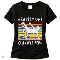 Broken Collarbone Clavicle Zero Cycling Biker Bike Women's T-Shirt thumb 0