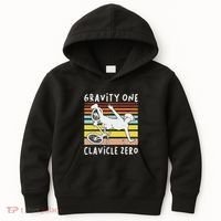 Broken Collarbone Clavicle Zero Cycling Biker Bike Kids Hoodie thumb 0