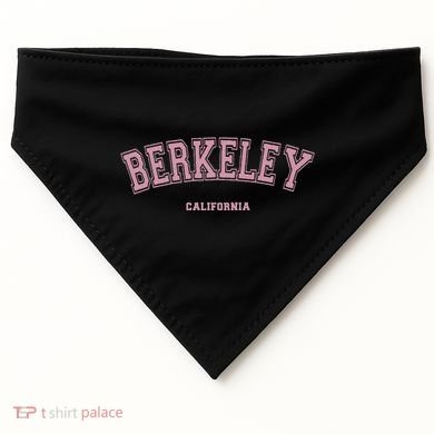 Berkeley California Ca Varsity Style On Berkeley USA-Made Doggie Bandana