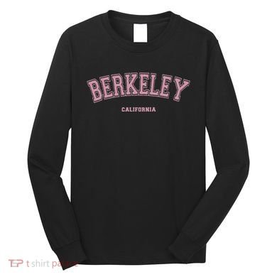Berkeley California Ca Varsity Style On Berkeley Long Sleeve Shirt