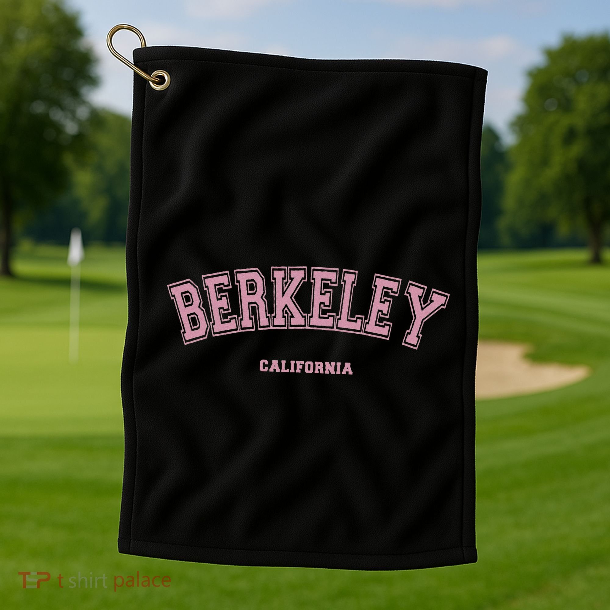 Berkeley California Ca Varsity Style On Berkeley Golf Towel