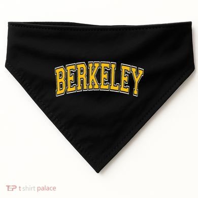 Berkeley California Ca Varsity USA-Made Doggie Bandana