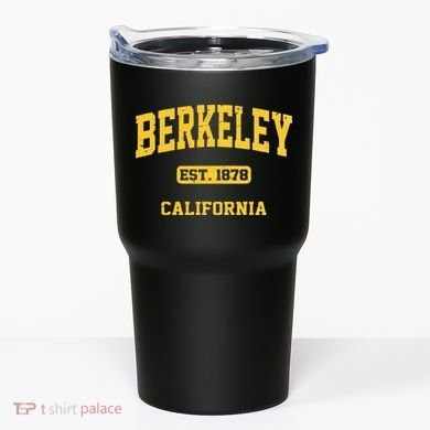 Berkeley California CA Vintage State Athletic Style Tumbler