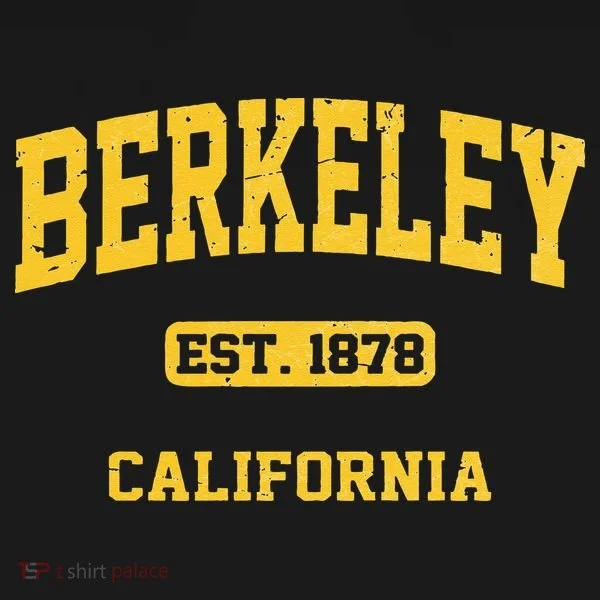 Berkeley California CA Vintage State Athletic Style Toddler Hoodie
