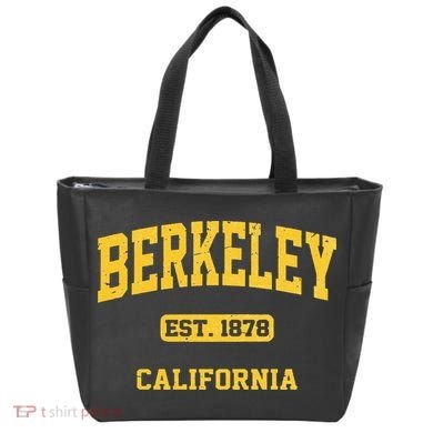 Berkeley California CA Vintage State Athletic Style Tote Bag