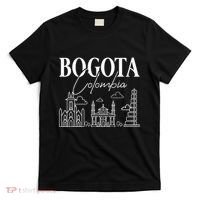 Bogota Colombia City Skyline Map Travel T-Shirt thumb 0