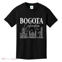 Bogota Colombia City Skyline Map Travel Kids T-Shirt thumb 0