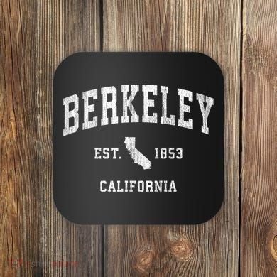 Berkeley California Ca Vintage Athletic Coaster