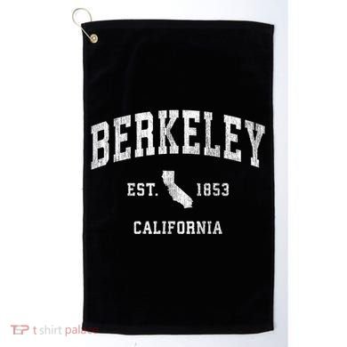 Berkeley California Ca Vintage Athletic Golf Towel