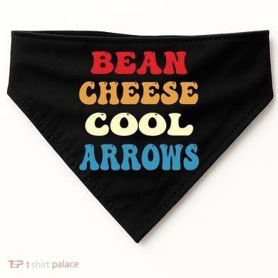 Bean Cheese Cool Arrows USA-Made Doggie Bandana