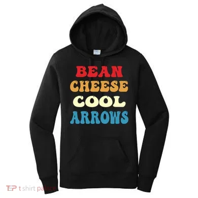 Bean Cheese Cool Arrows Women's Hoodie