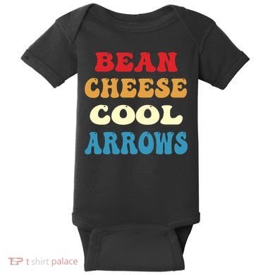 Bean Cheese Cool Arrows Baby Bodysuit