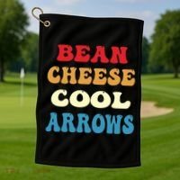 Bean Cheese Cool Arrows Golf Towel thumb 1