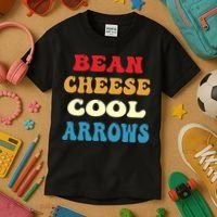 Bean Cheese Cool Arrows Kids T-Shirt thumb 3
