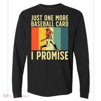 Baseball Card Collector Card Collecting Comfort Colors Heavyweight Long Sleeve T-Shirt thumb 0