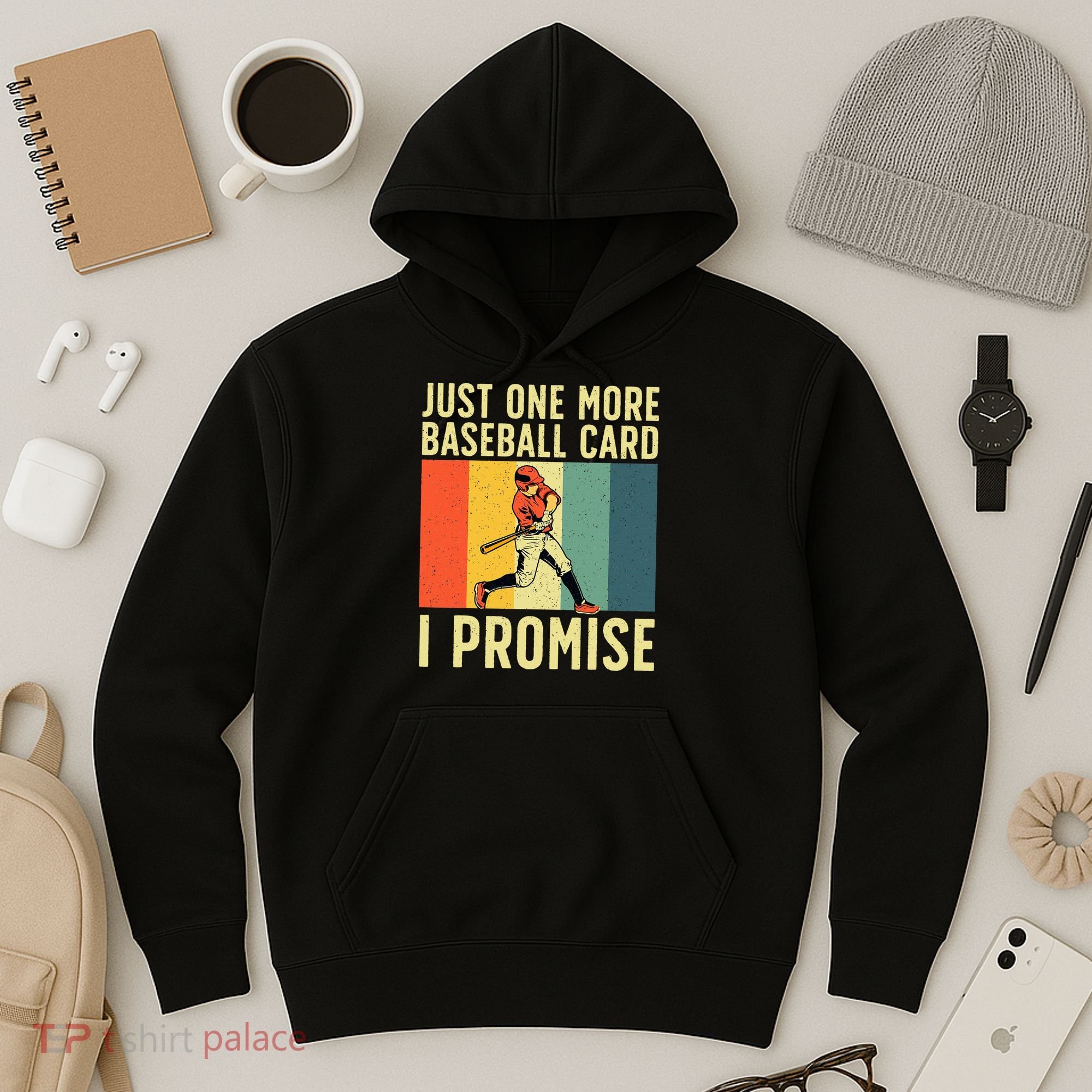 Baseball Card Collector Card Collecting Hoodie