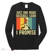 Baseball Card Collector Card Collecting Long Sleeve Shirt thumb 0