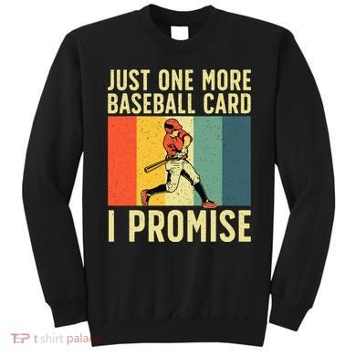 Baseball Card Collector Card Collecting Sweatshirt