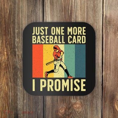 Baseball Card Collector Card Collecting Coaster