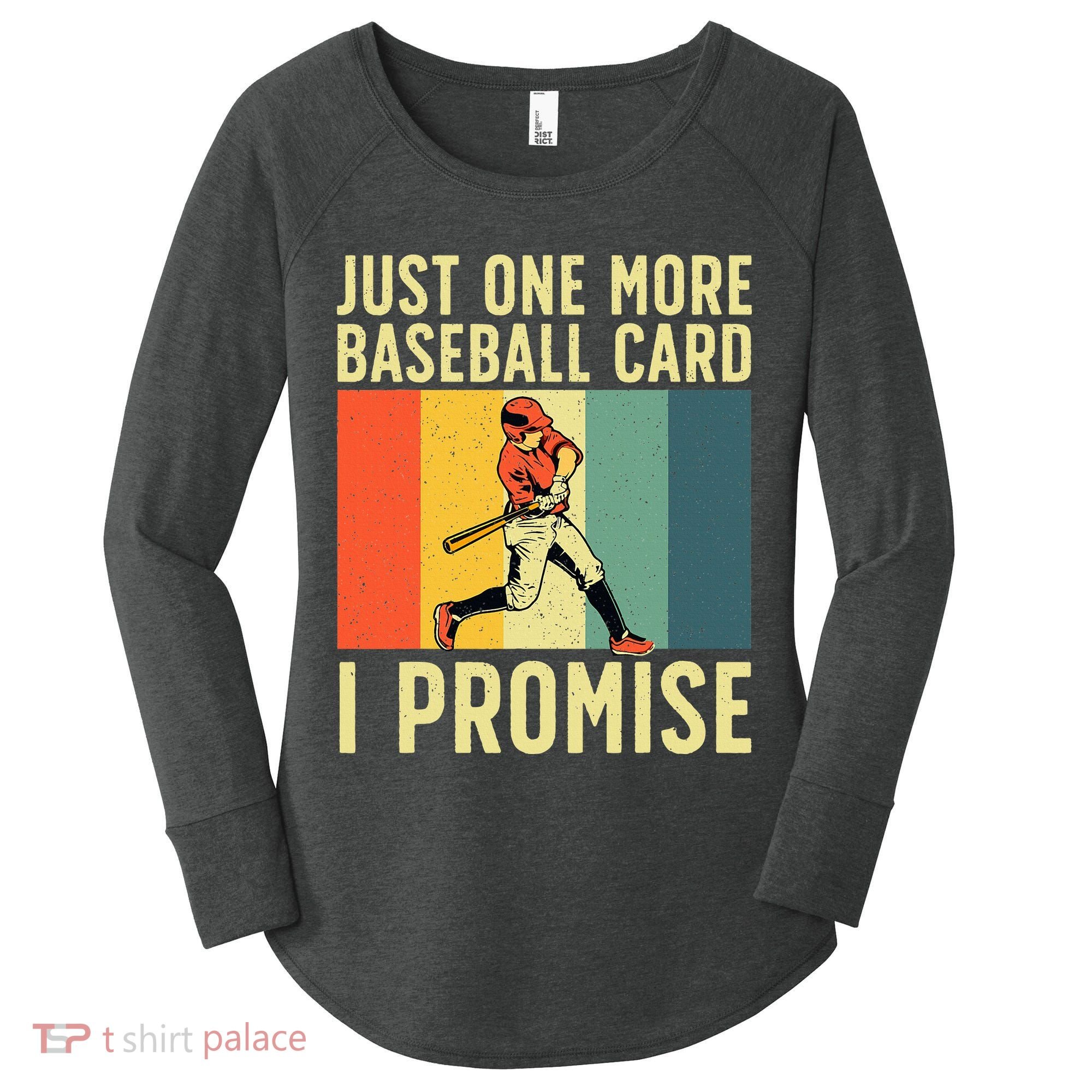 Baseball Card Collector Card Collecting Women's Perfect Tri Tunic Long Sleeve Shirt
