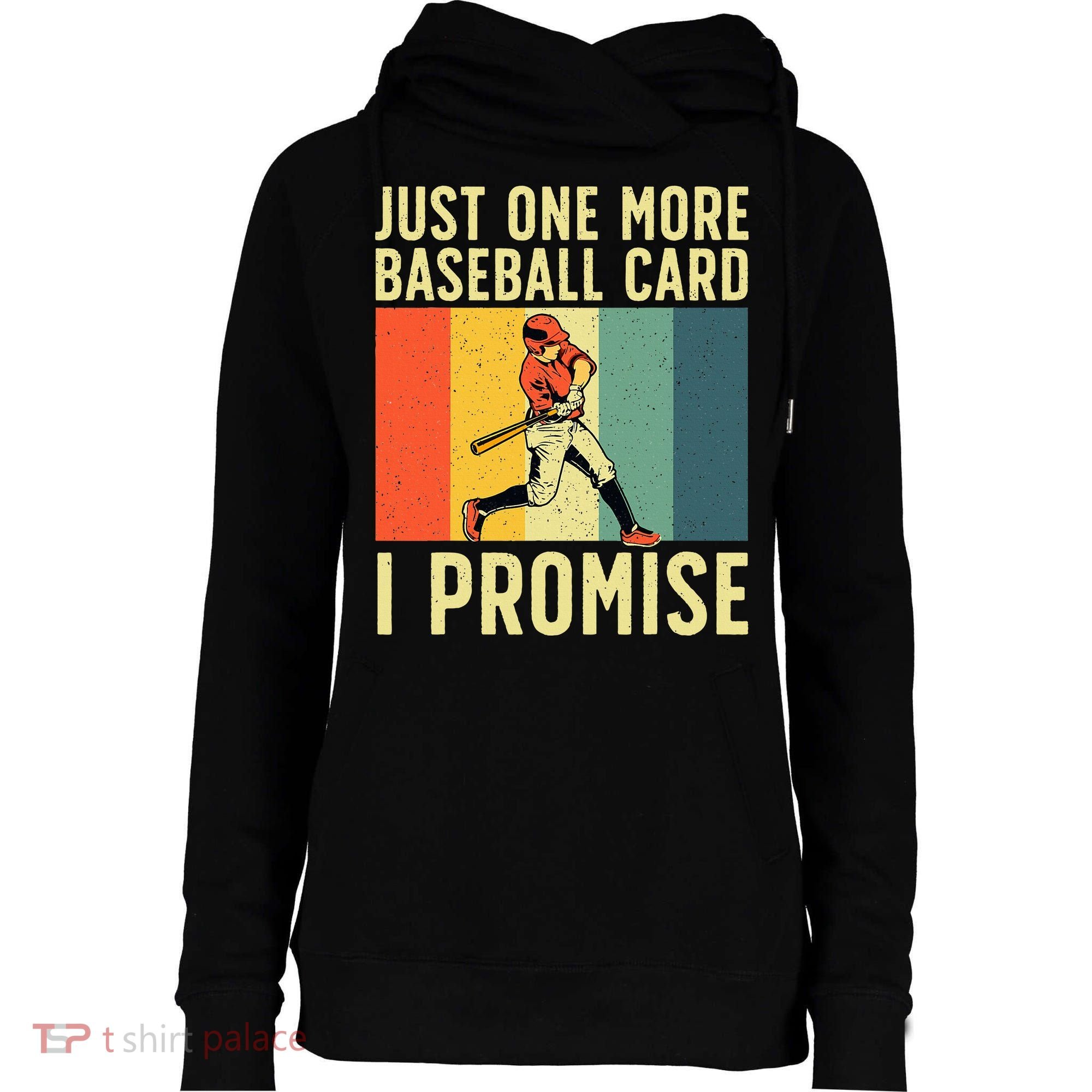 Baseball Card Collector Card Collecting Womens Funnel Neck Pullover Hood