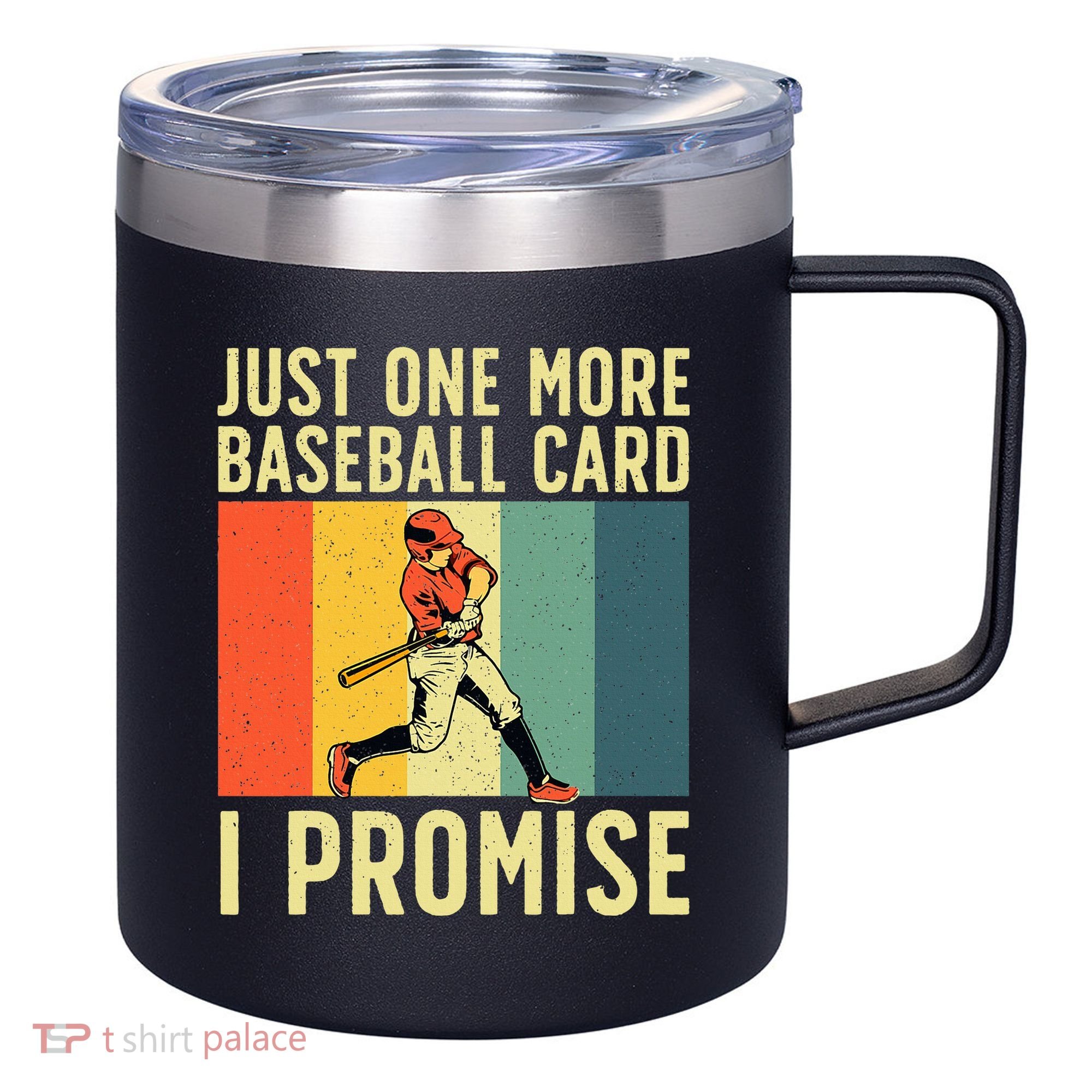 Baseball Card Collector Card Collecting 12oz Stainless Steel Coffee Mug