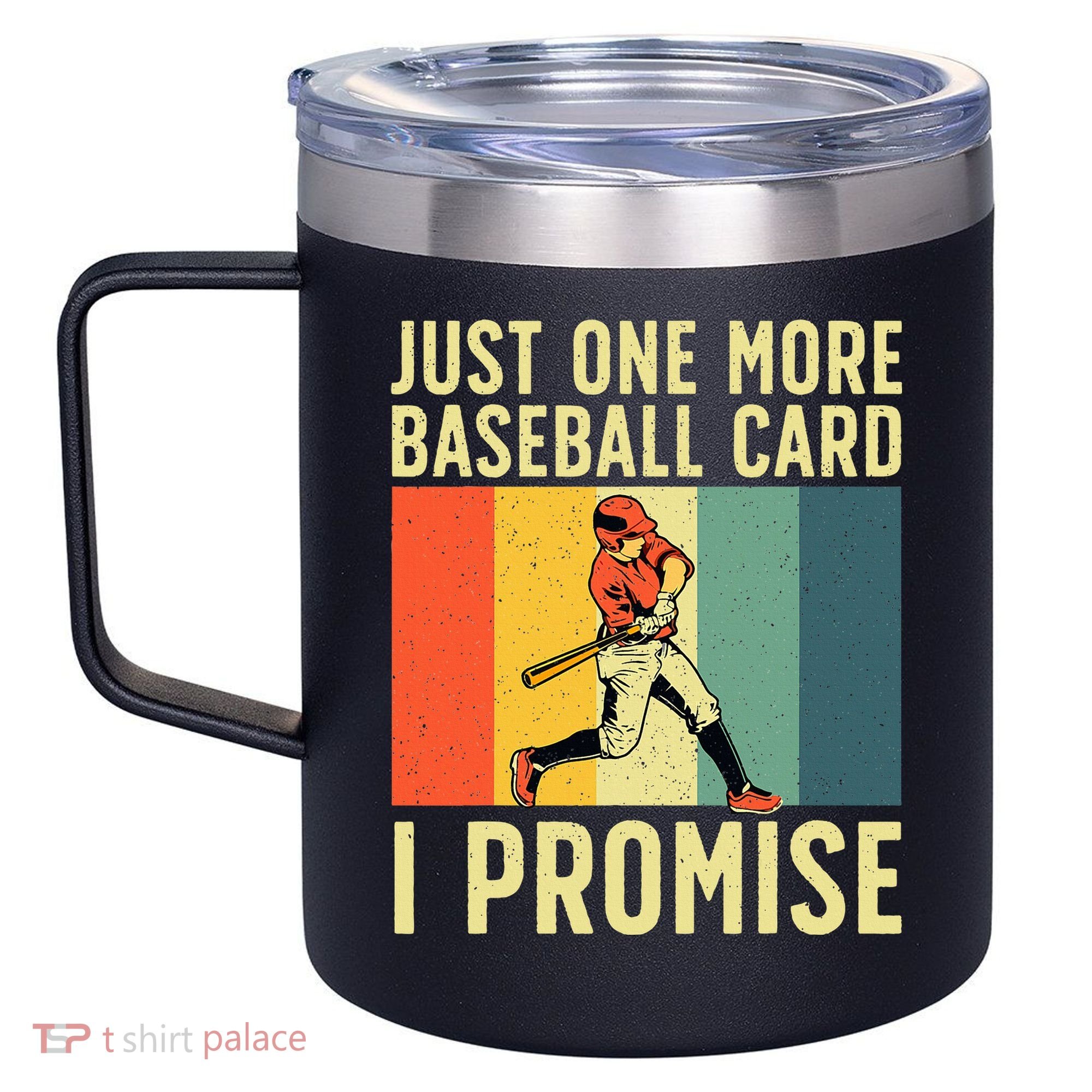 Baseball Card Collector Card Collecting 12oz Stainless Steel Coffee Mug
