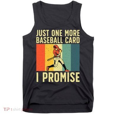 Baseball Card Collector Card Collecting Tank Top