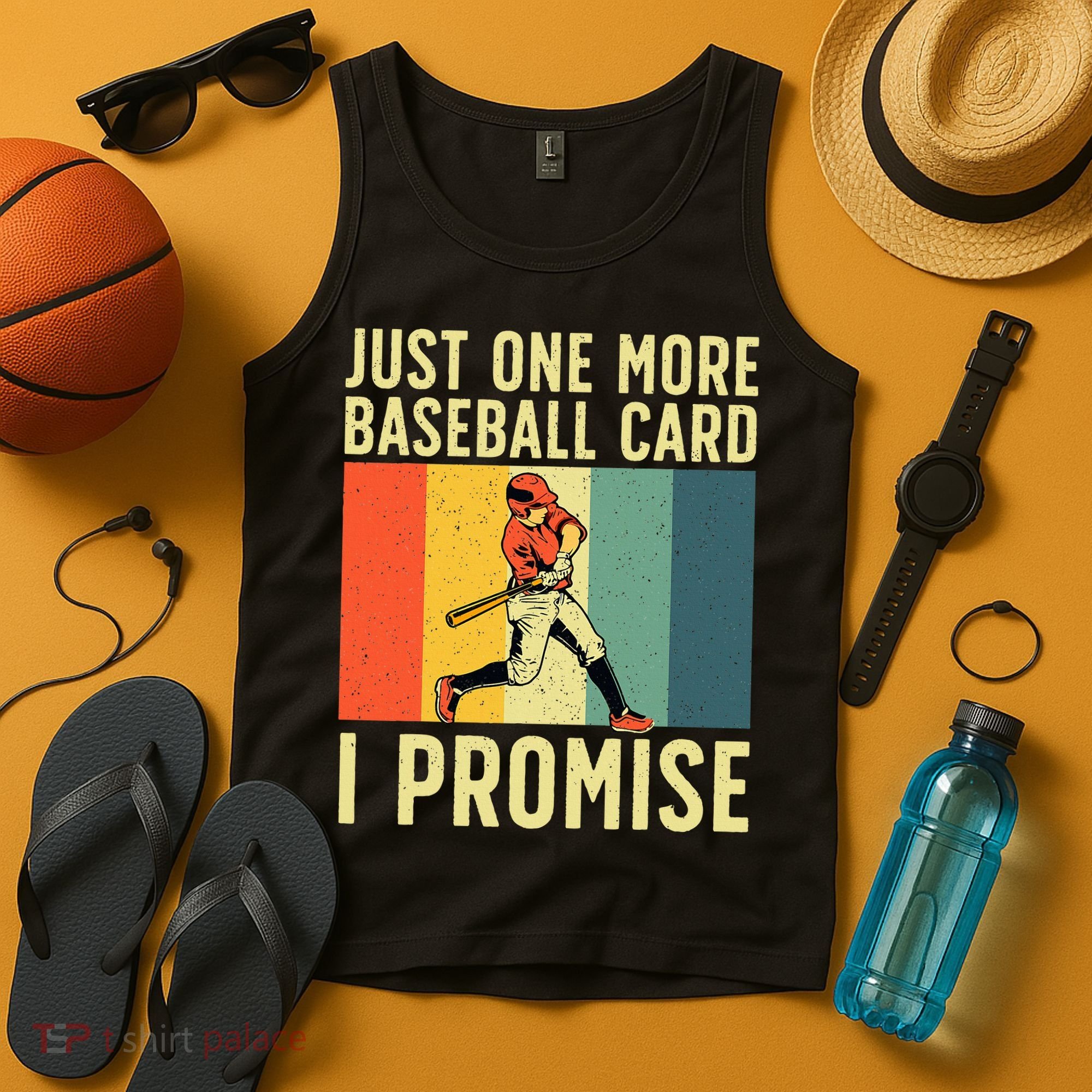 Baseball Card Collector Card Collecting Tank Top